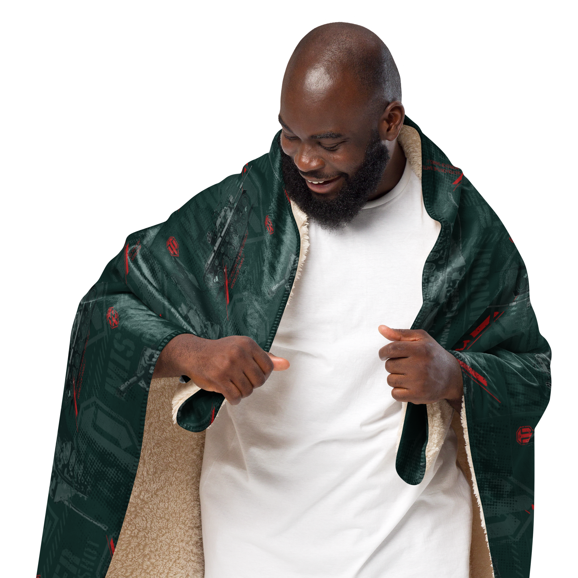 World of Tanks One Shot Holiday coperta sherpa calda