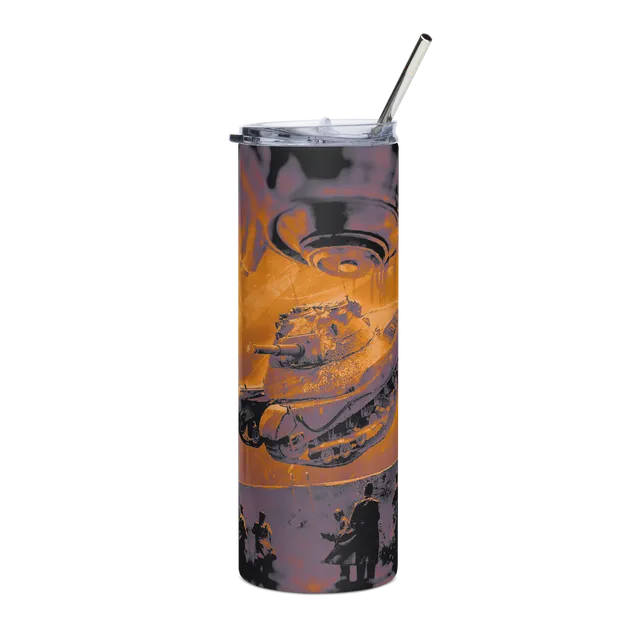 World of Tanks Halloween tumbler termico acciaio 600 ml