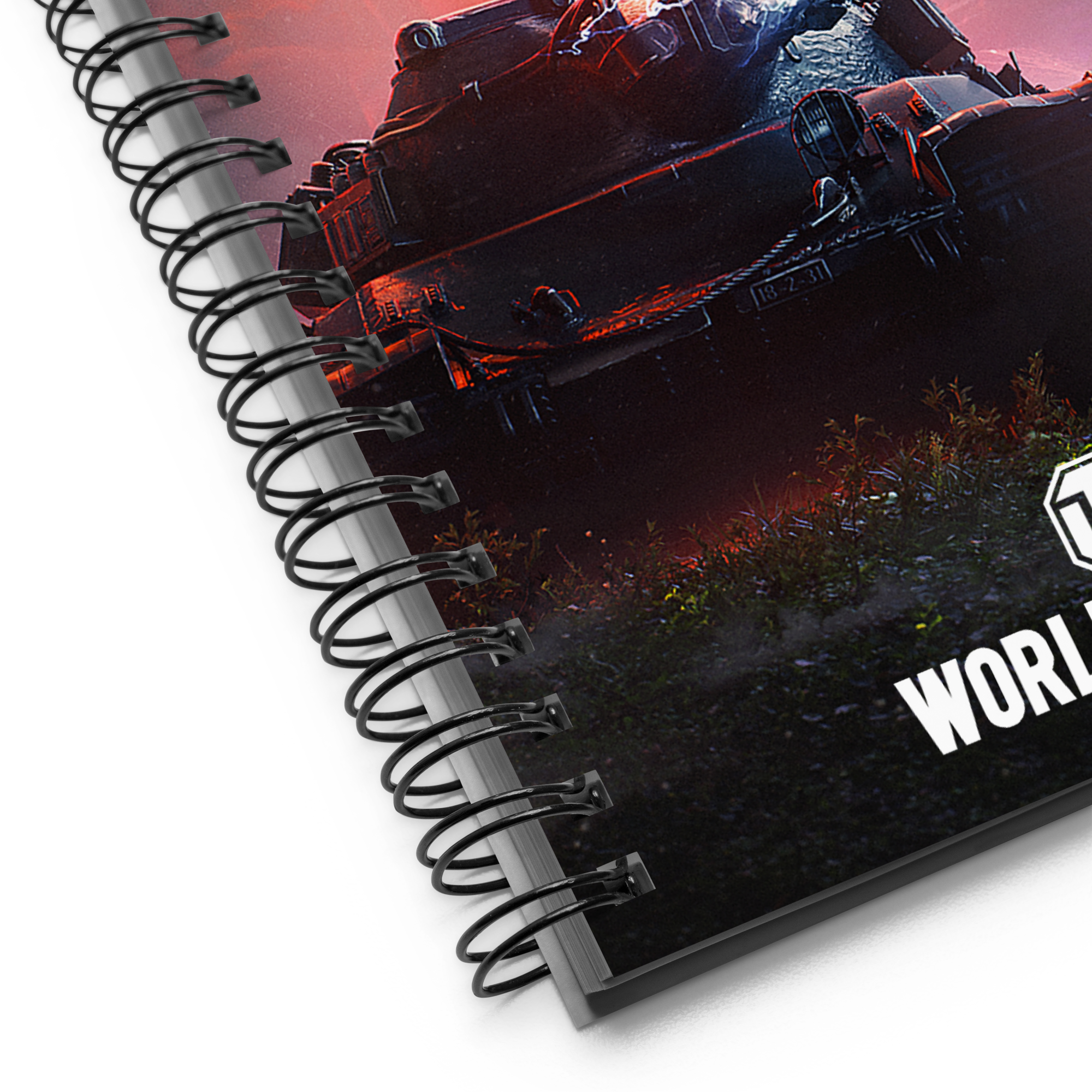 World of Tanks Waffentrager quaderno spiralato puntinato