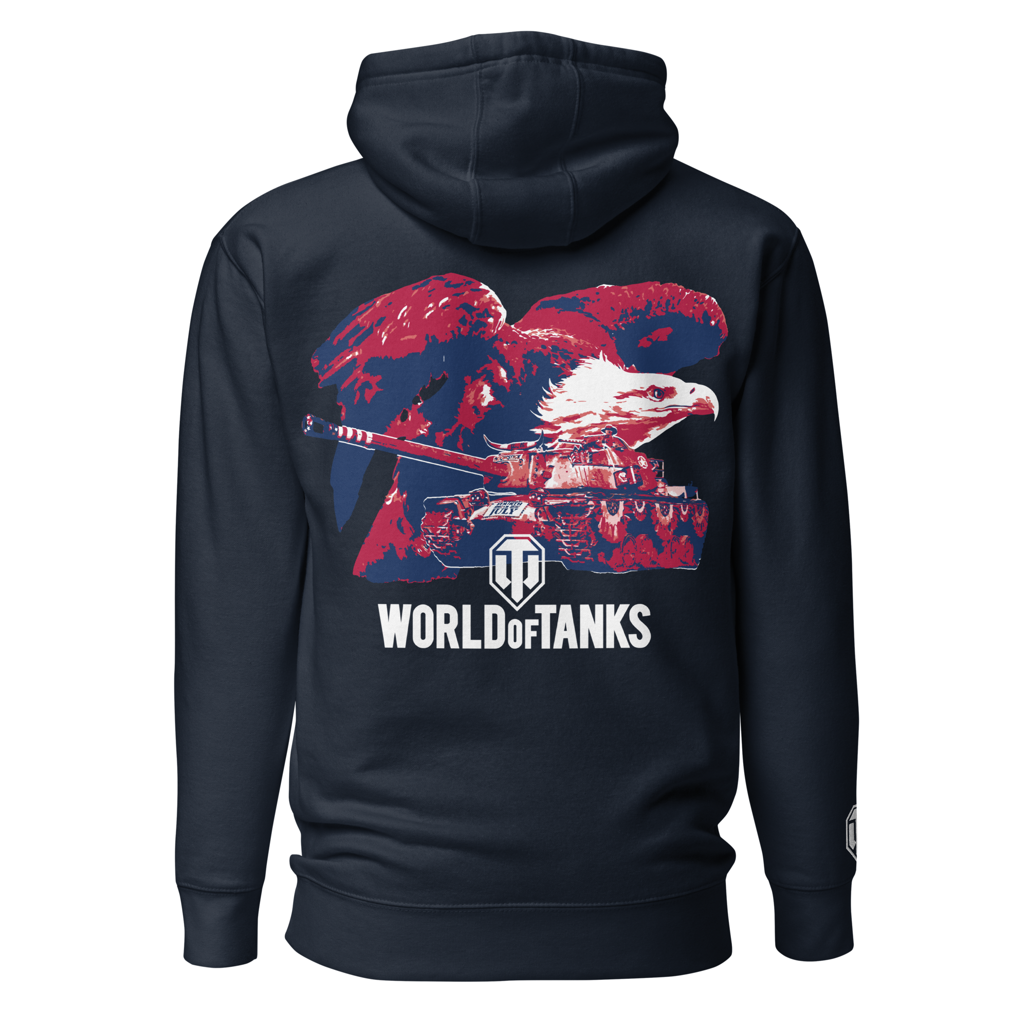 World of Tanks July 4th Eagle felpa cappuccio