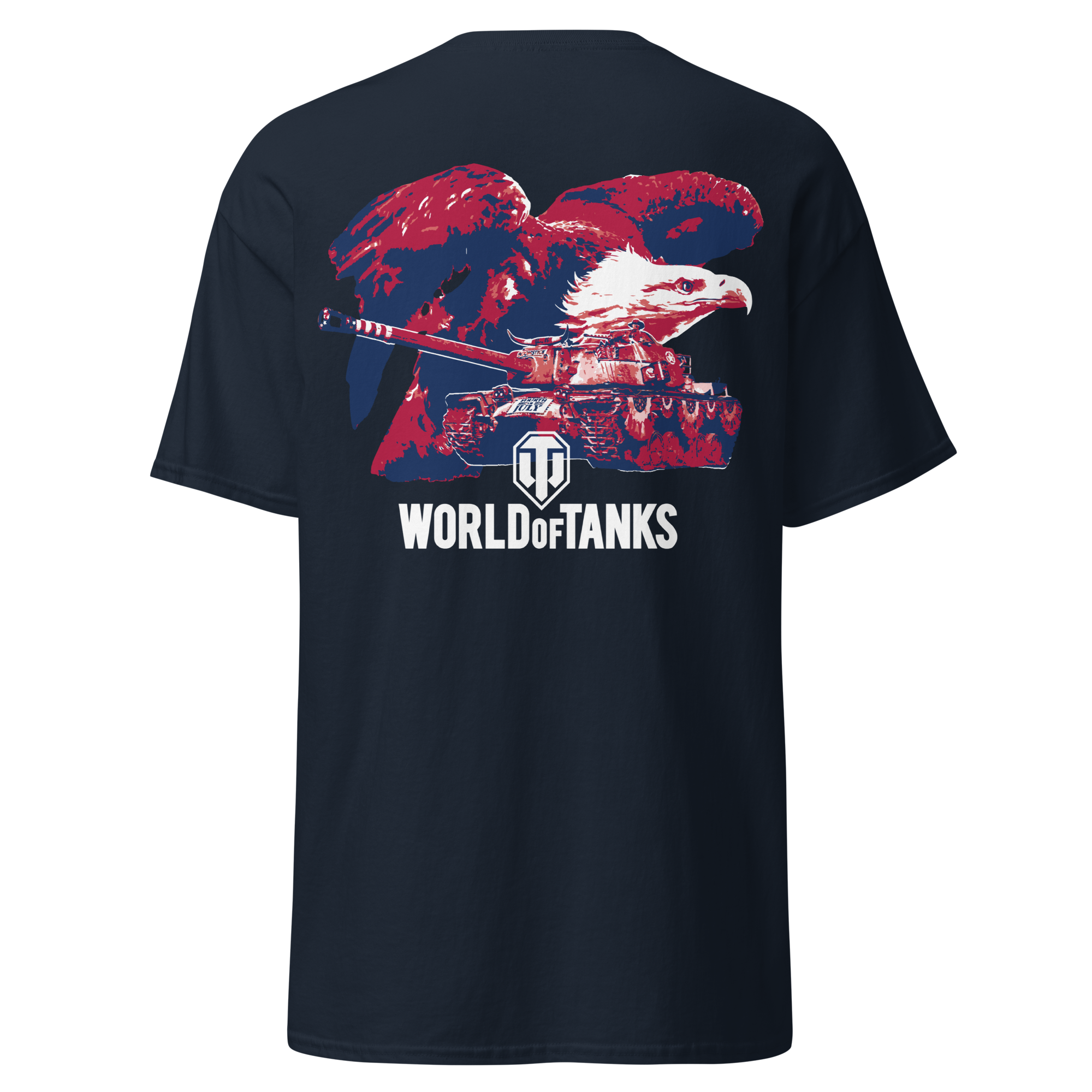 World of Tanks July 4th Eagle maglietta cotone unisex