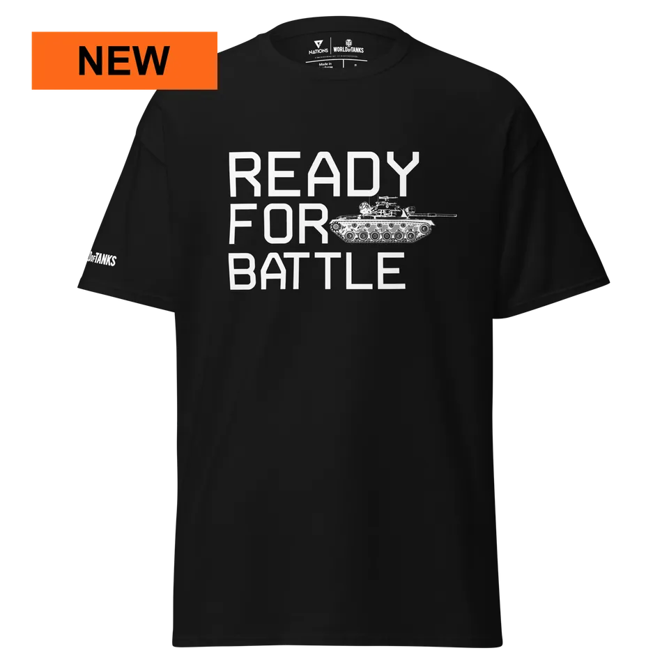 World of Tanks Ready for Battle T-Shirt maglietta cotone