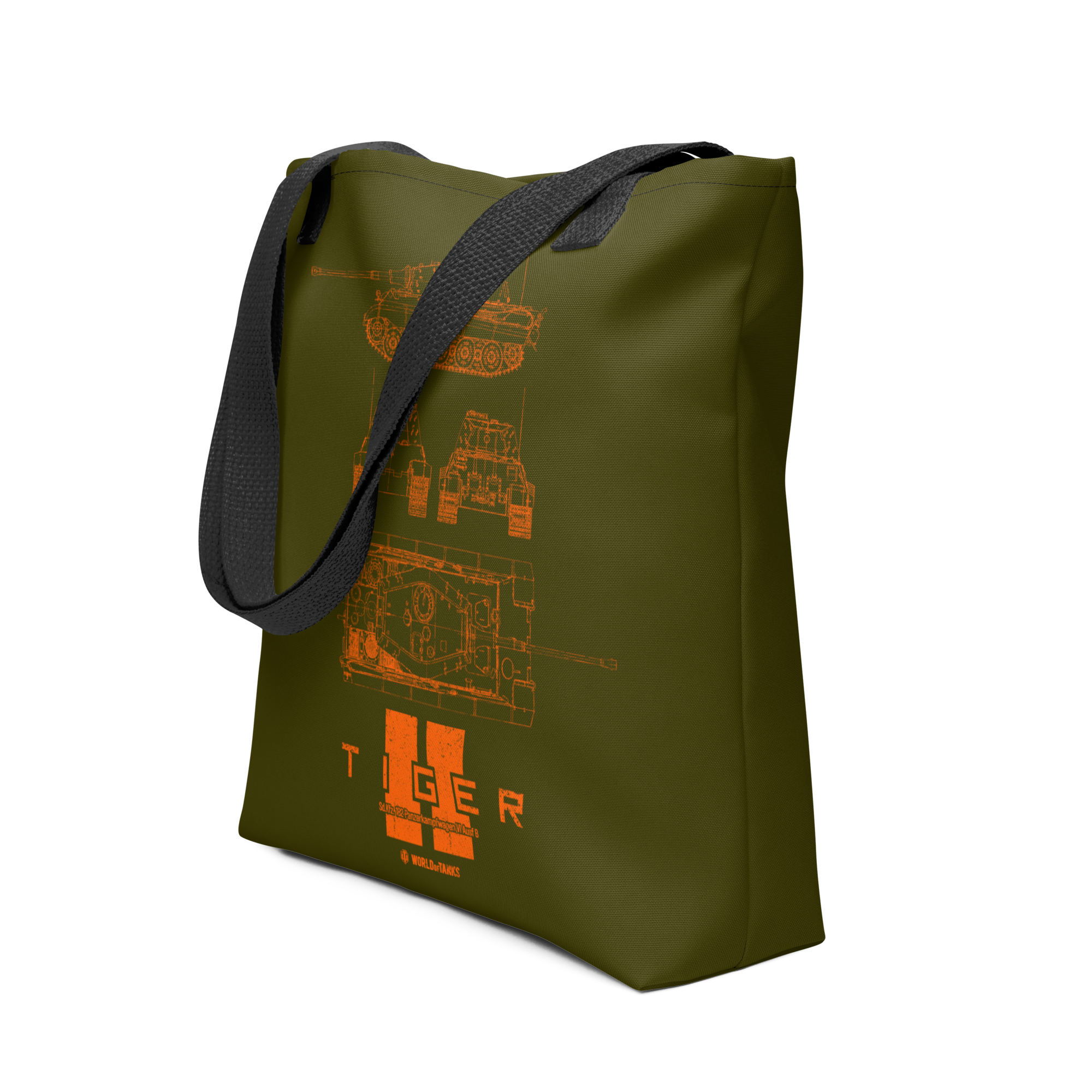 World of Tanks Tiger II Blueprint shopper 10 l