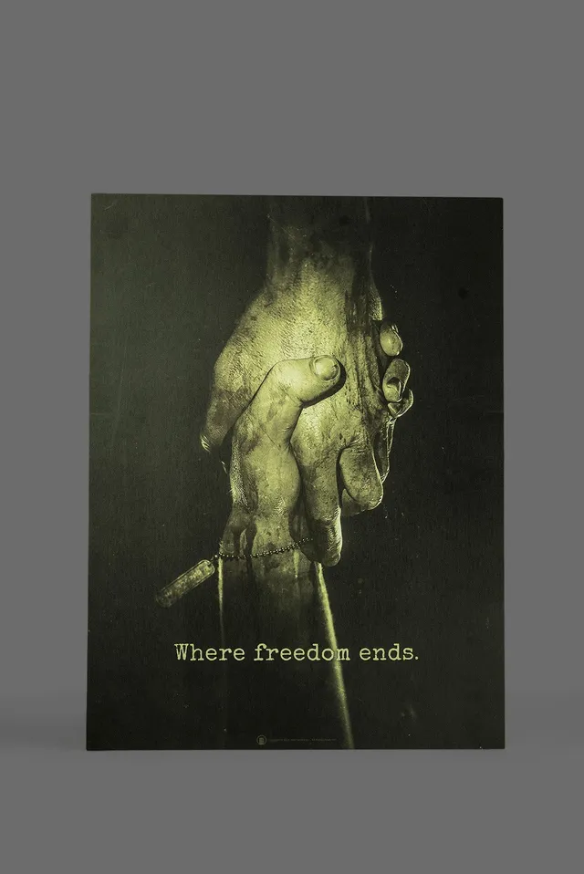 Red Barrels Where Freedom Ends poster 18x24 The Outlast