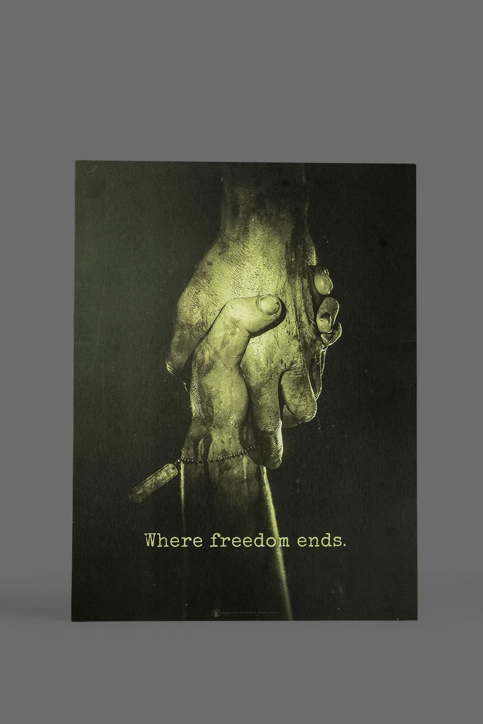 Red Barrels Where Freedom Ends poster 18x24 The Outlast