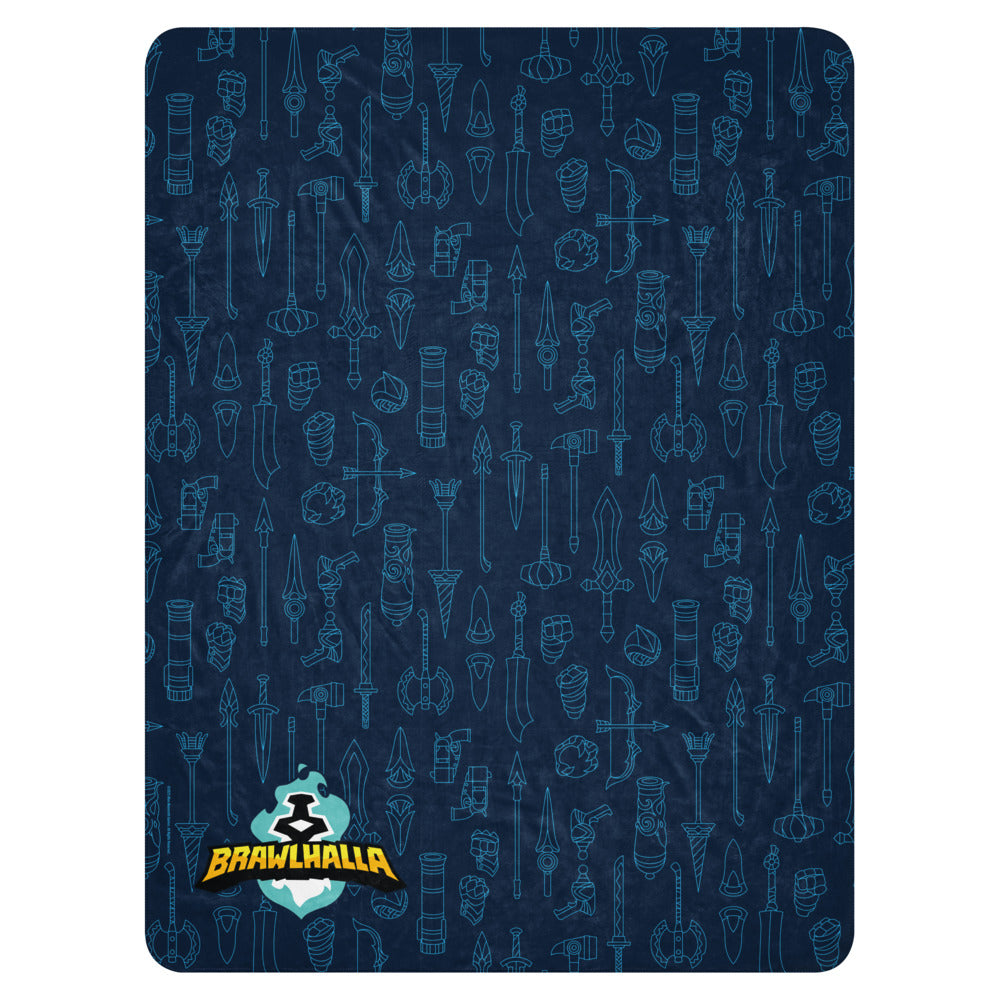UBICollectibles Brawlhalla Pattern coperta sherpa 50x60in