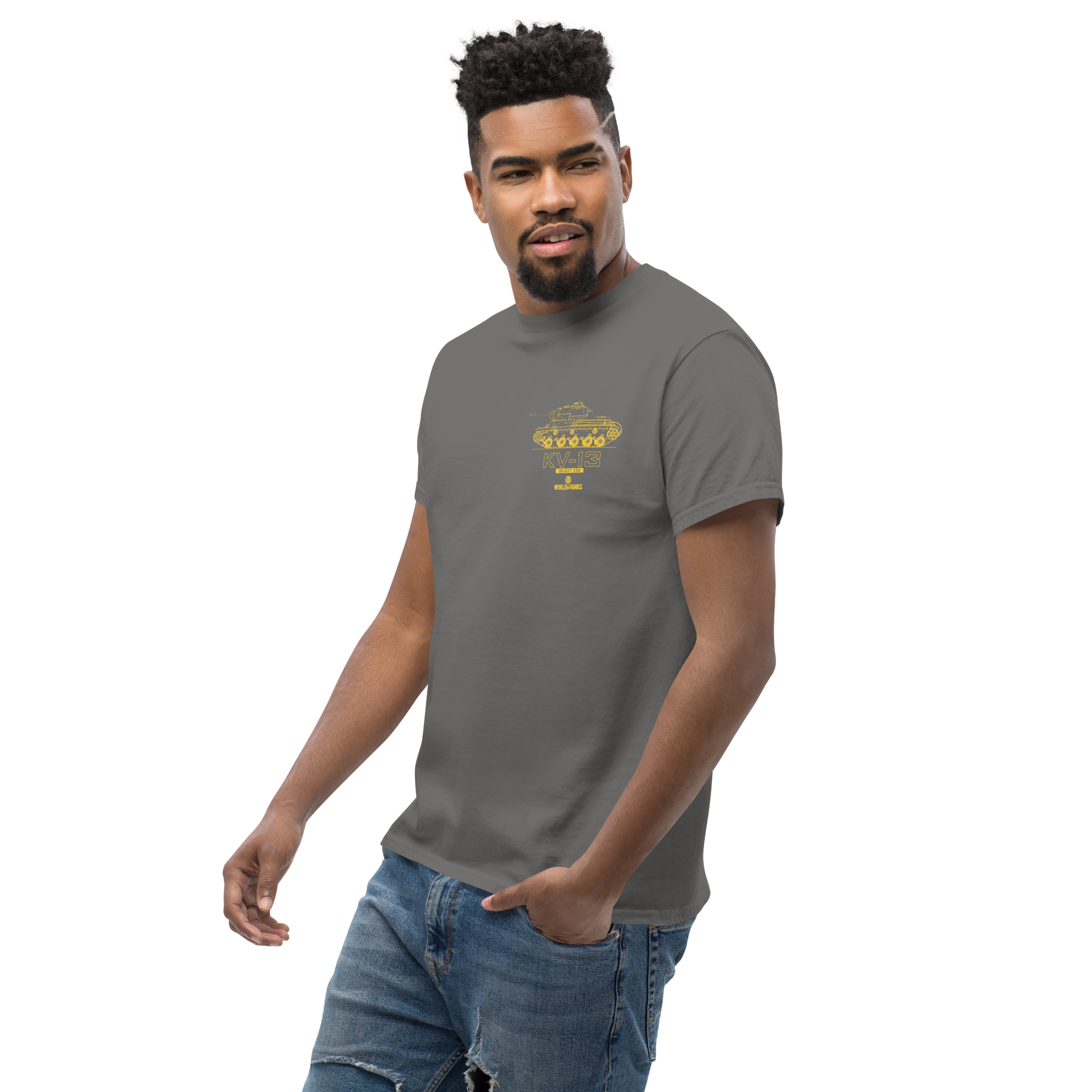 World of Tanks Blueprint KV-13 maglietta cotone unisex