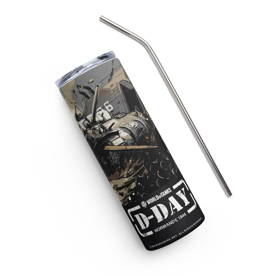 World of Tanks D-Day tumbler acciaio 600 ml