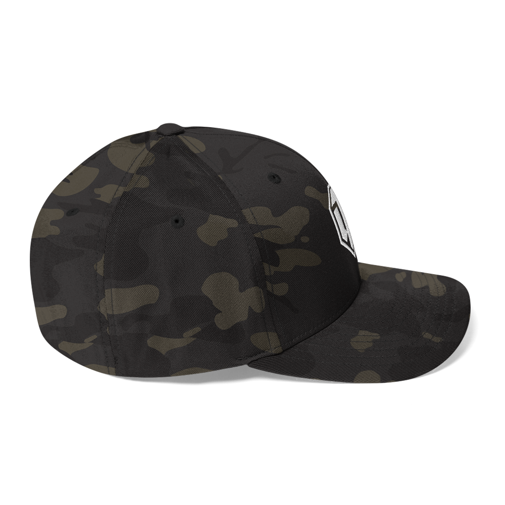 World of Tanks Logo FlexFit cappellino Black MultiCam