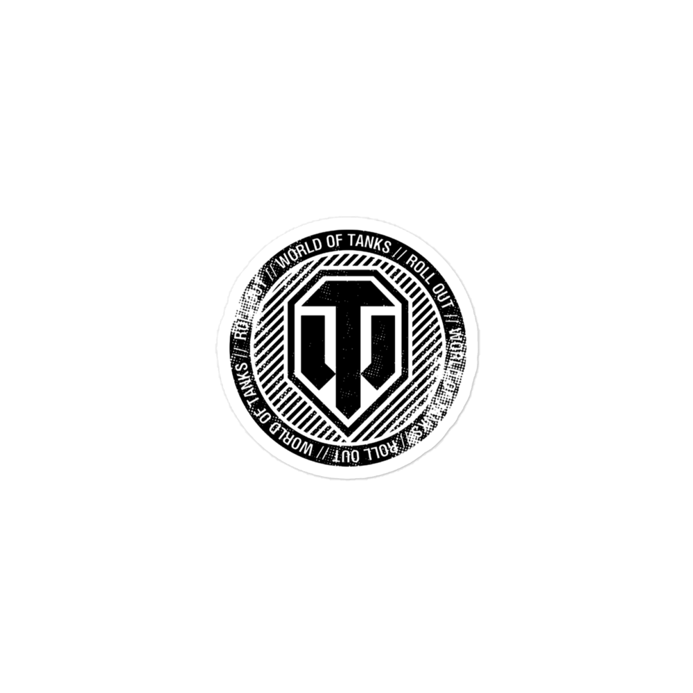 World of Tanks Badge adesivo vinile 10x10 cm coprente