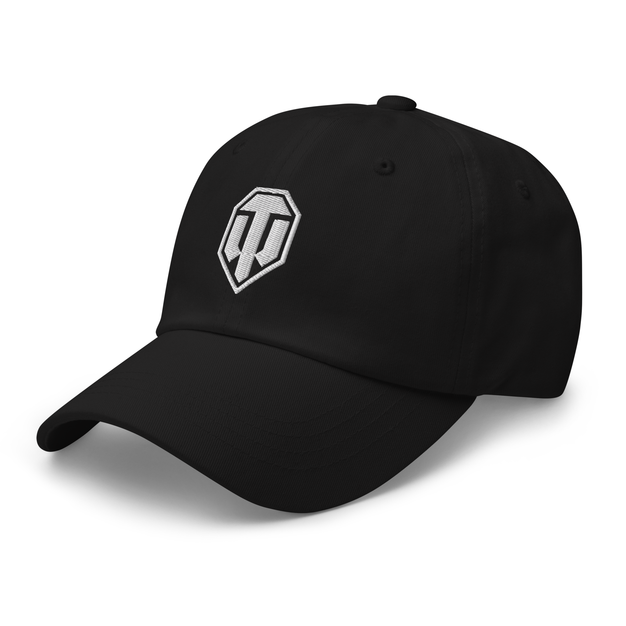World of Tanks Logo cappellino dad hat nero cotone