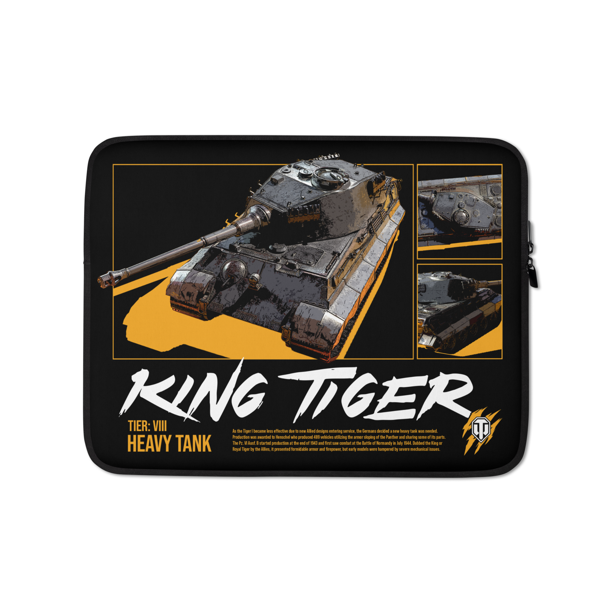 World of Tanks TankFest 2025 King Tiger custodia laptop neoprene