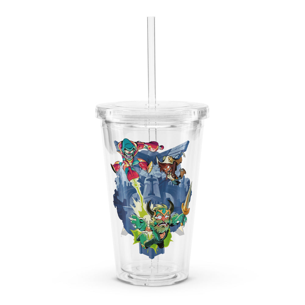 UBICollectibles Brawlhalla Characters tumbler 16 oz con cannuccia