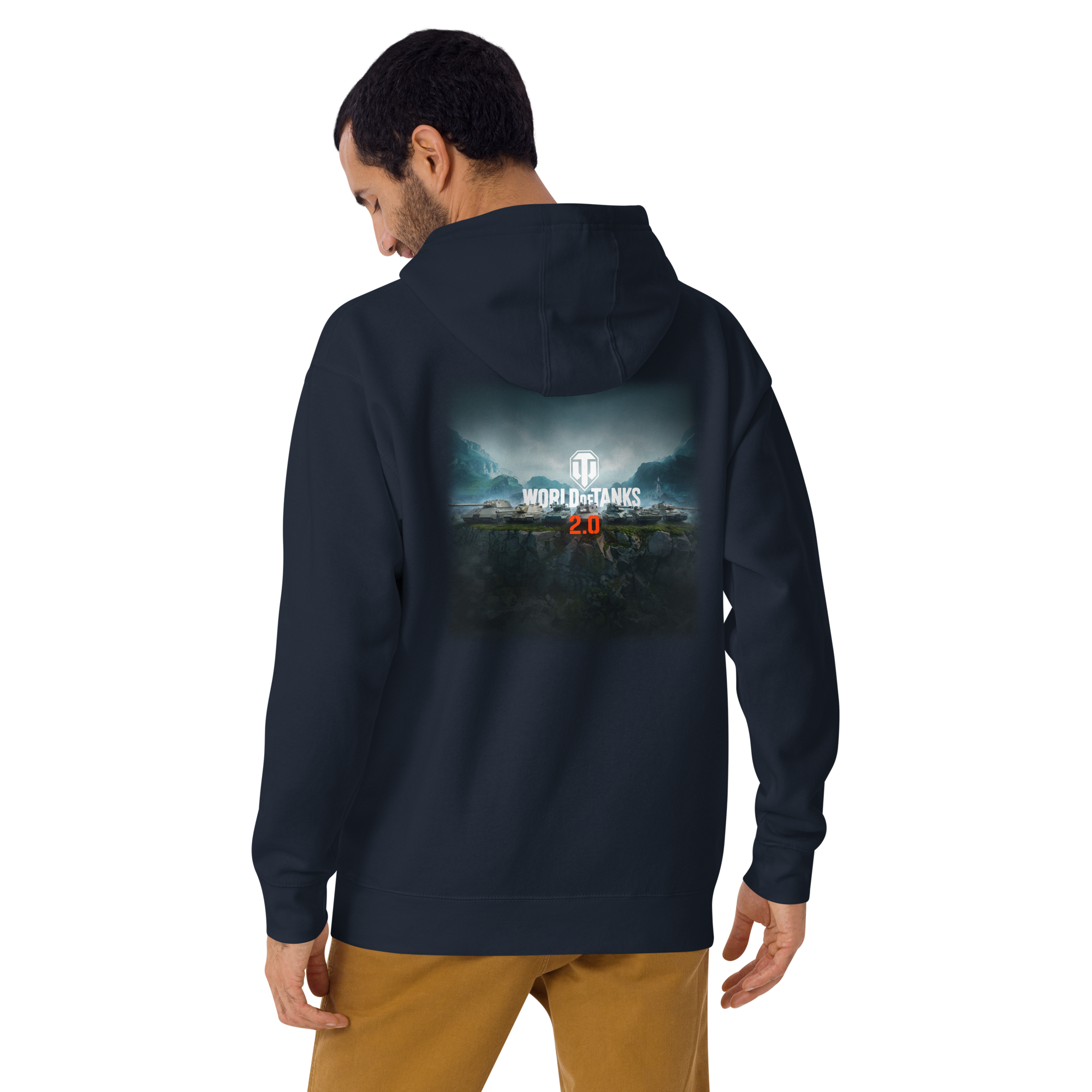 World of Tanks 2.0 Ridgeline felpa con cappuccio blu
