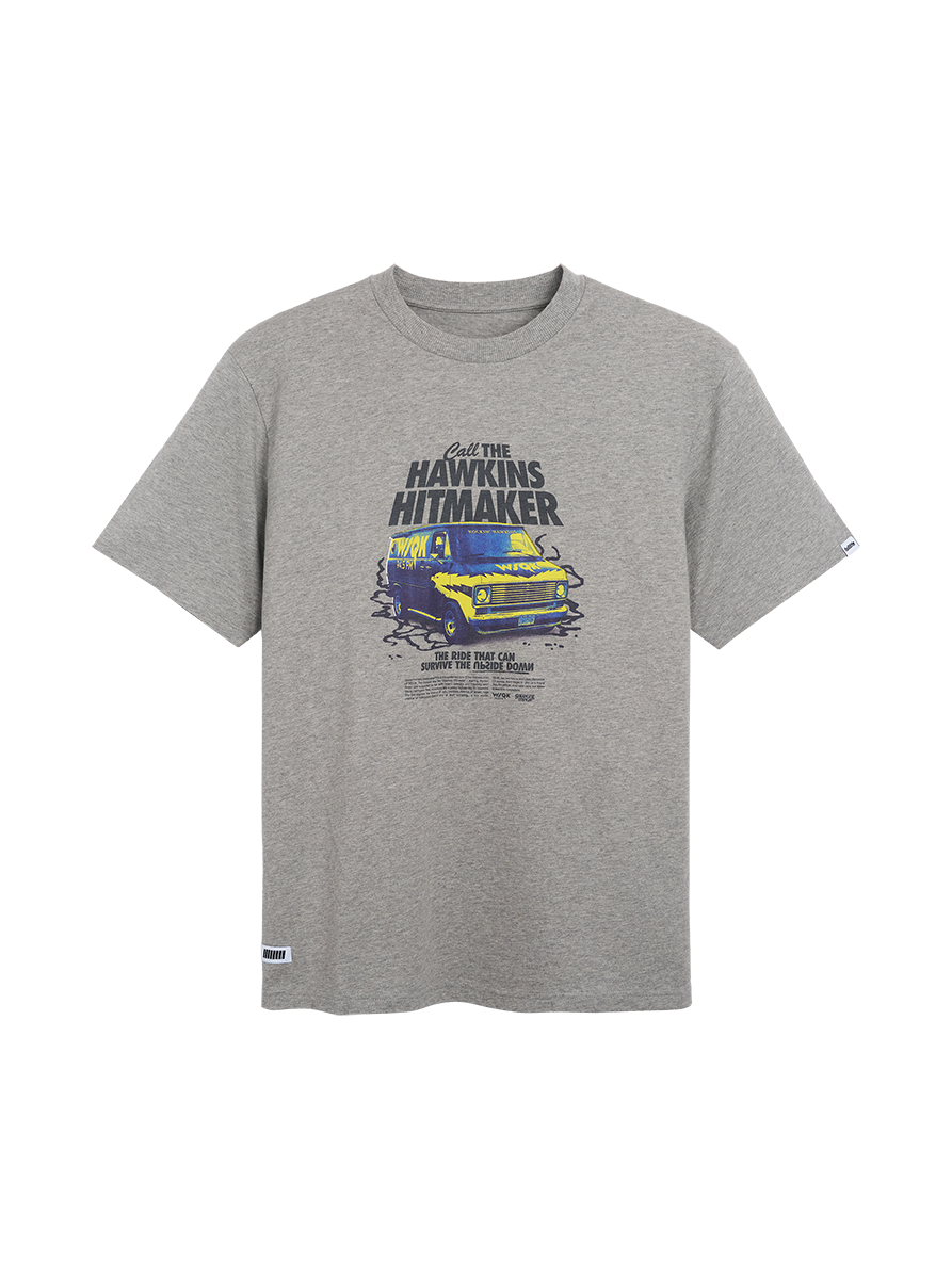 Fulllife WSQK Radio t-shirt Stranger Things cotone