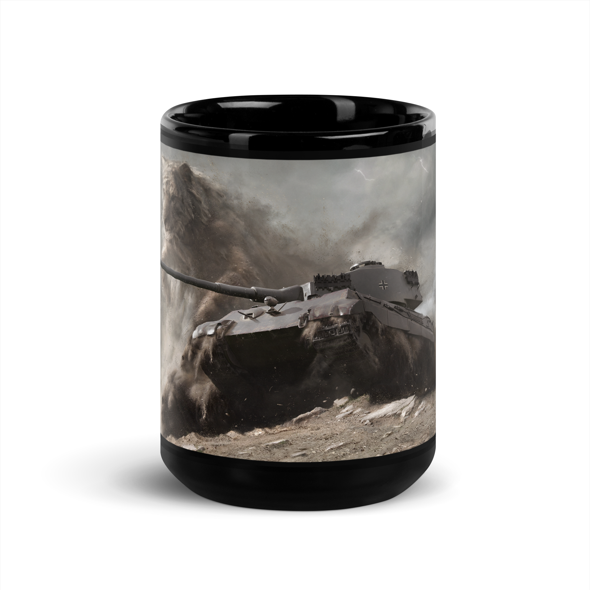 World of Tanks TankFest 2025 Tiger II tazza ceramica nera
