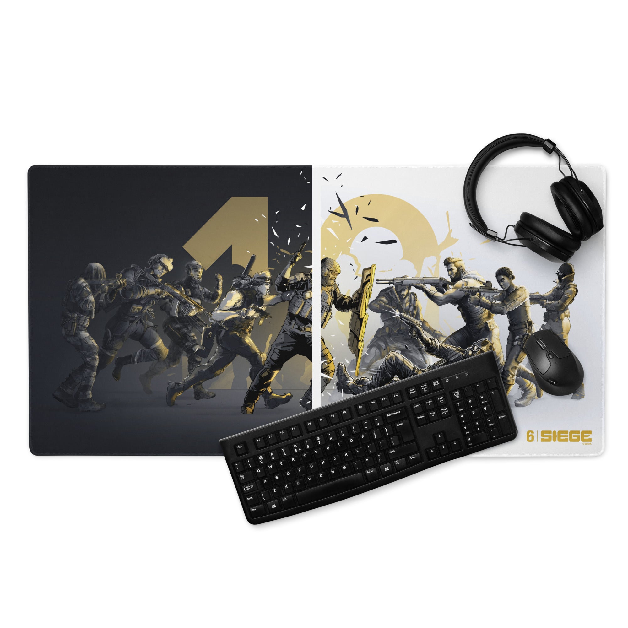 Ubisoft Six Siege Tappetino Gaming 10° Anniversario 91x46