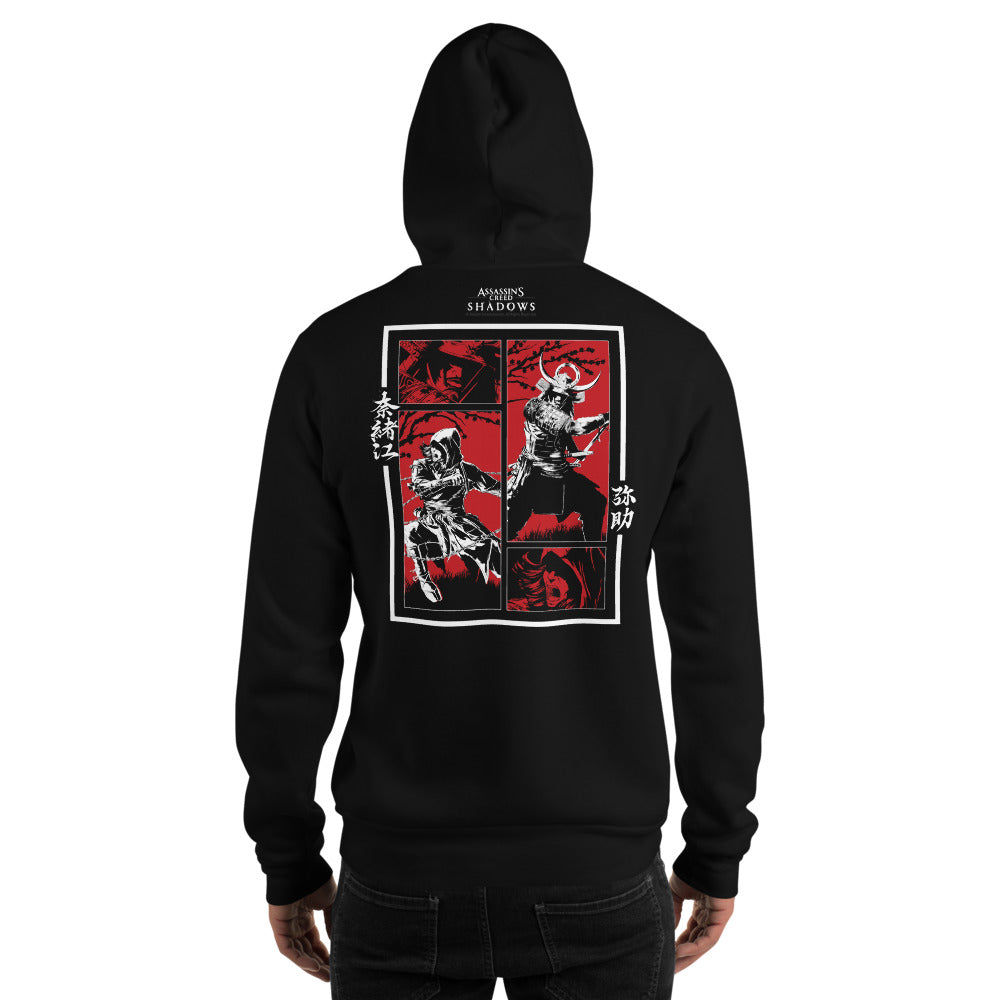 Ubisoft Assassin's Creed Shadows felpa cappuccio nera unisex