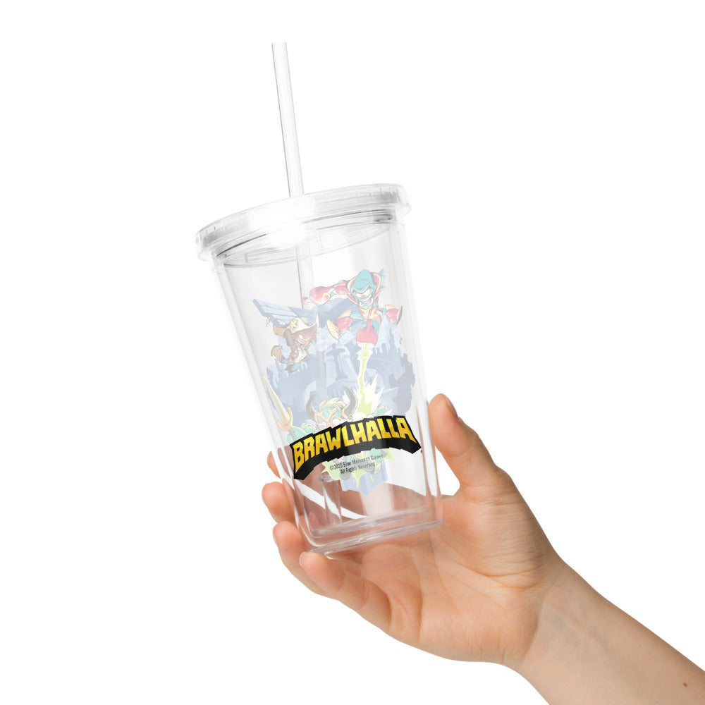 UBICollectibles Brawlhalla Characters tumbler 16 oz con cannuccia