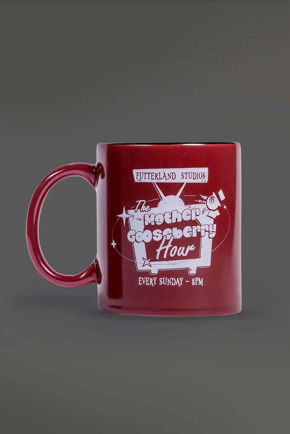 Red Barrels Mother Gooseberry tazza mug bordeaux ceramica