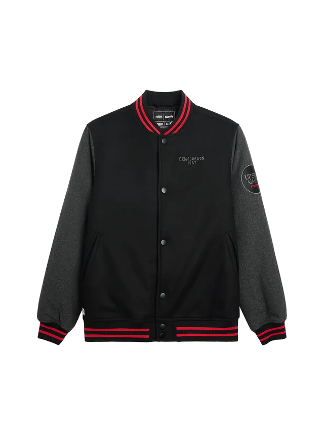 Stranger Things Demogorgon 1987 giacca varsity lana