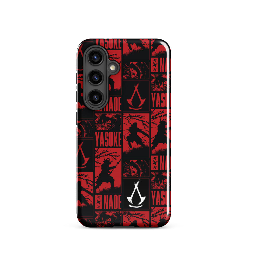 Ubisoft Assassin's Creed Names cover Samsung S24 Ultra doppia protezione