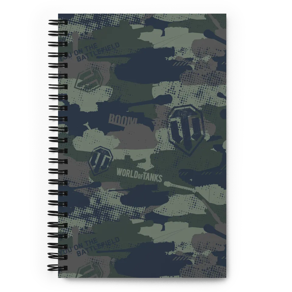 World of Tanks Camo quaderno spiralato 140 pagine