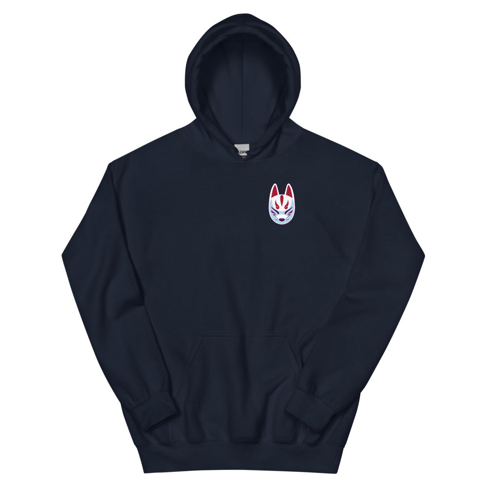 UBICollectibles Brawlhalla Mask felpa cappuccio blu misto cotone