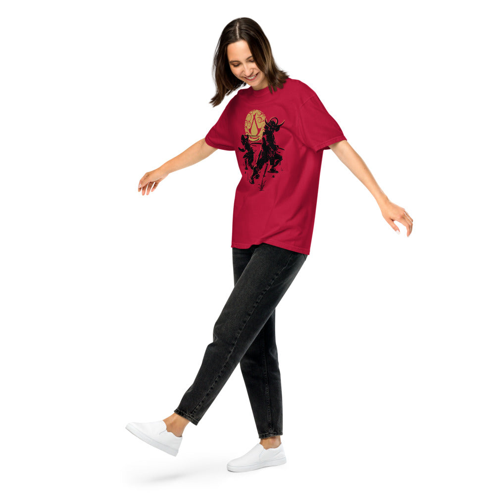 Assassin's Creed Shadows Assassin Insignia t-shirt cotone rossa