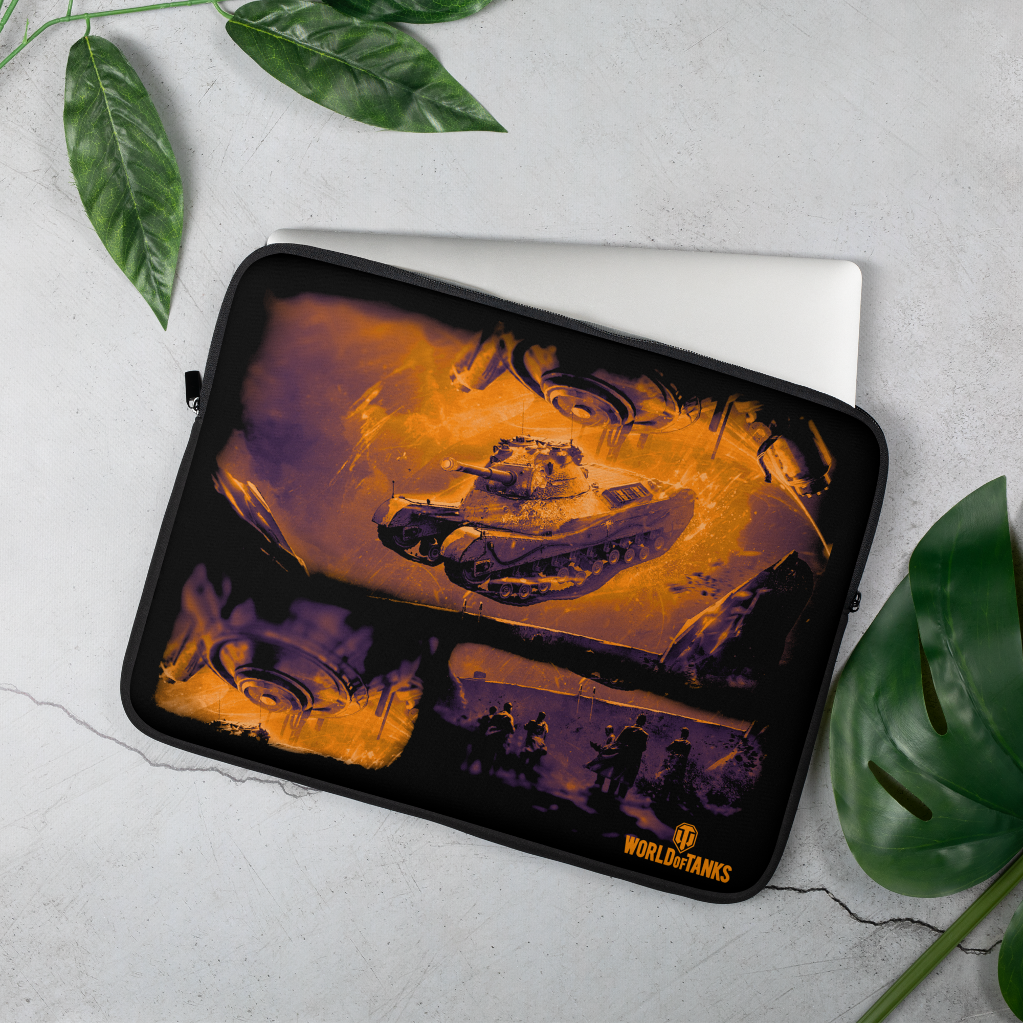 World of Tanks Halloween custodia laptop neoprene