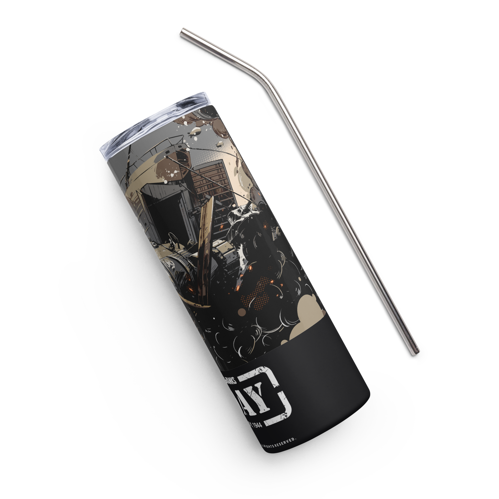 World of Tanks D-Day tumbler acciaio 600 ml