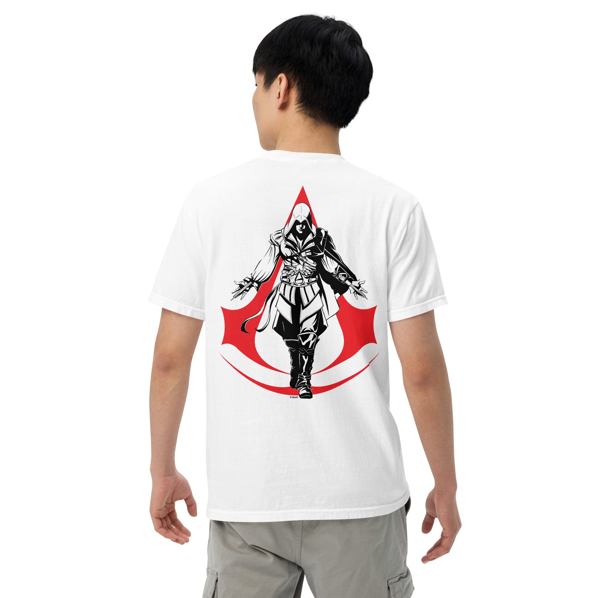 Ubisoft Assassin's Creed Ezio maglietta cotone Leap of Faith