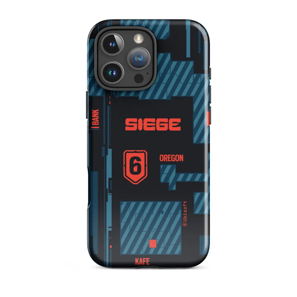 Rainbow Six Siege Maps cover iPhone rigida mappe tattiche