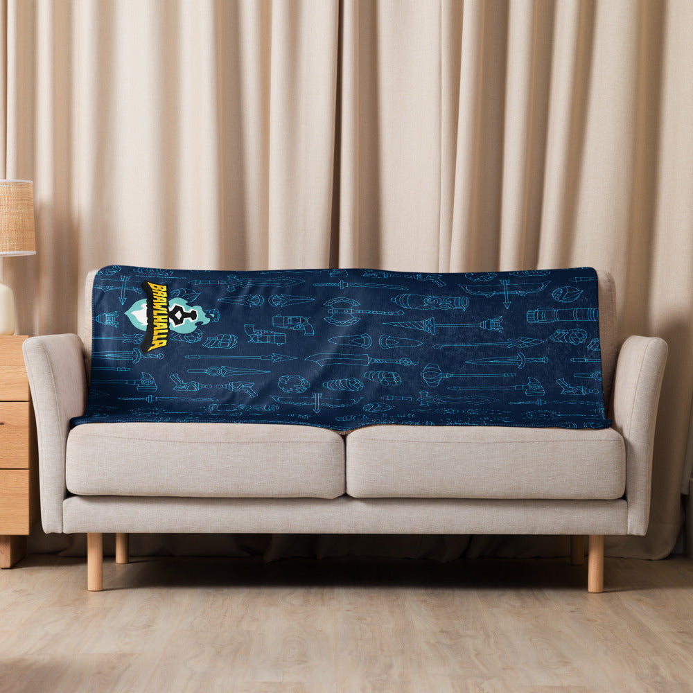 UBICollectibles Brawlhalla Pattern coperta sherpa 50x60in