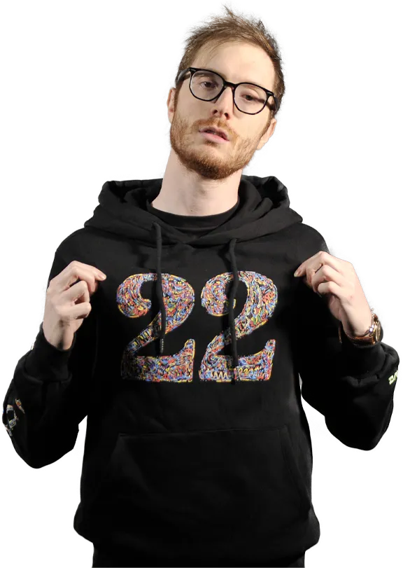 Qlash Hoodie 22 ft. Gemello felpa cappuccio limitata