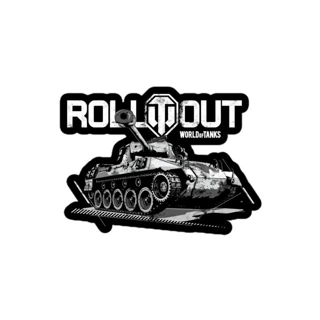 World of Tanks Roll Out adesivo vinile 10 cm