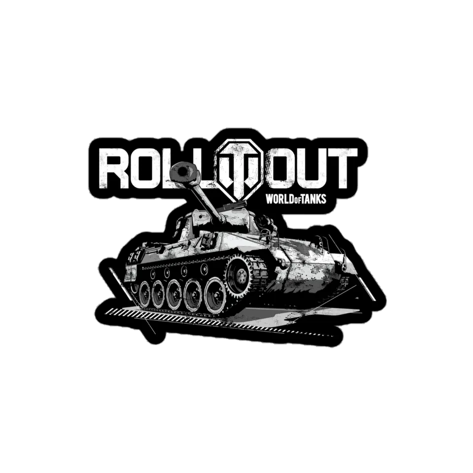 World of Tanks Roll Out adesivo vinile 10 cm