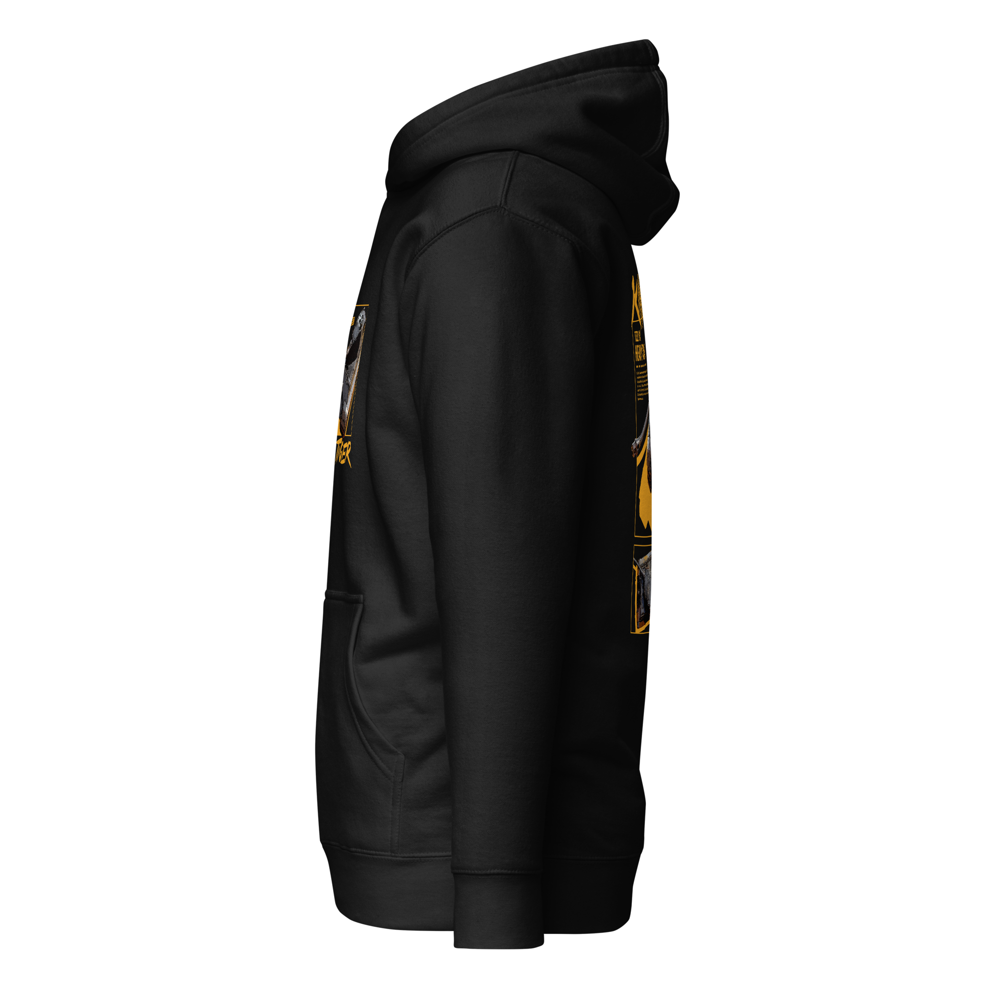 World of Tanks TankFest 2025 King Tiger felpa con cappuccio nera cotone