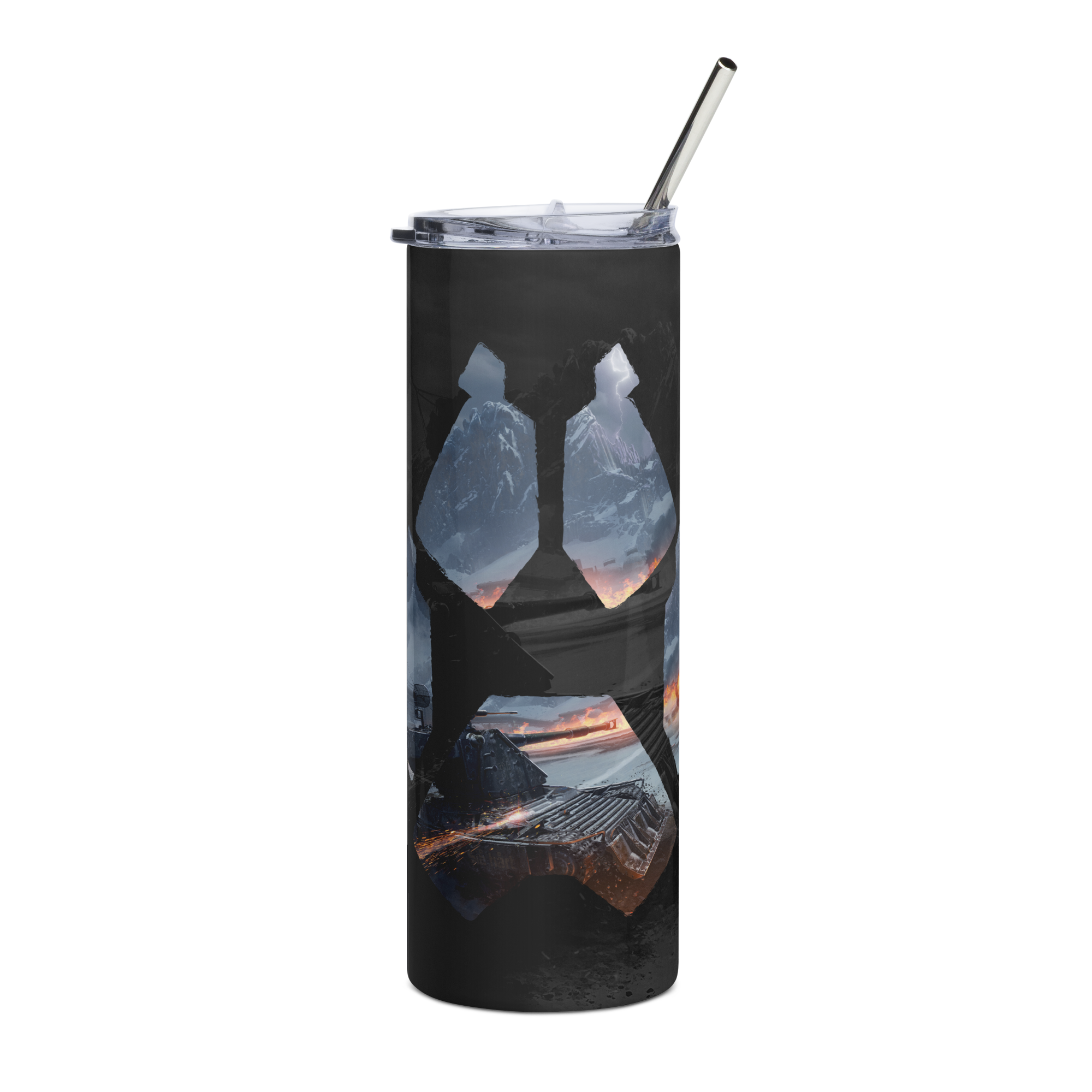 World of Tanks Steel Hunter Icon tumbler acciaio 600 ml