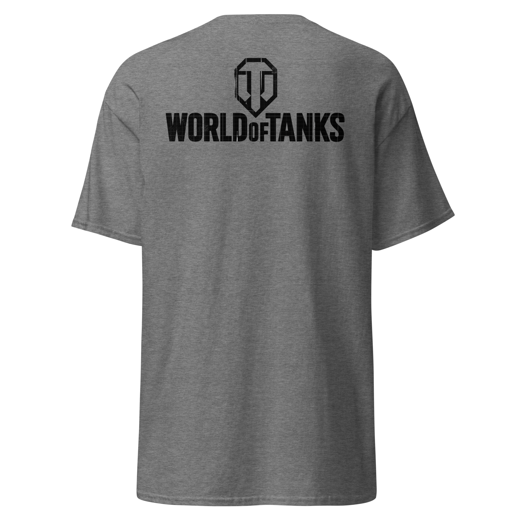 World of Tanks Grey Black maglietta cotone unisex