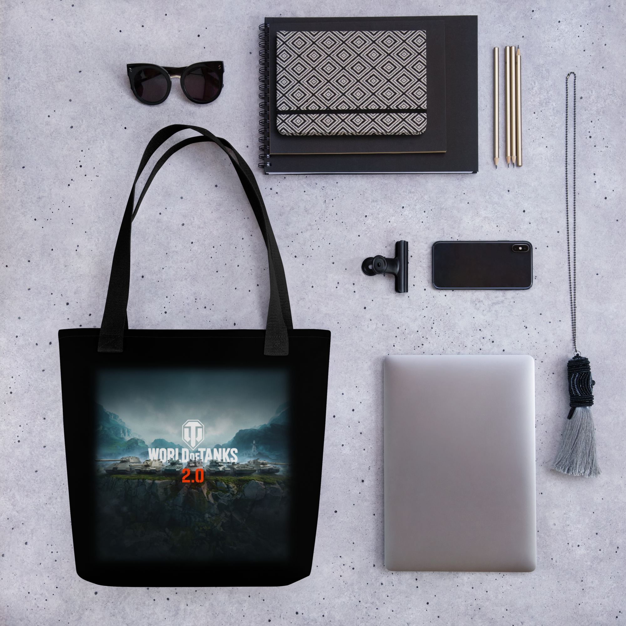 World of Tanks 2.0 Ridgeline shopper tote bag 10 L
