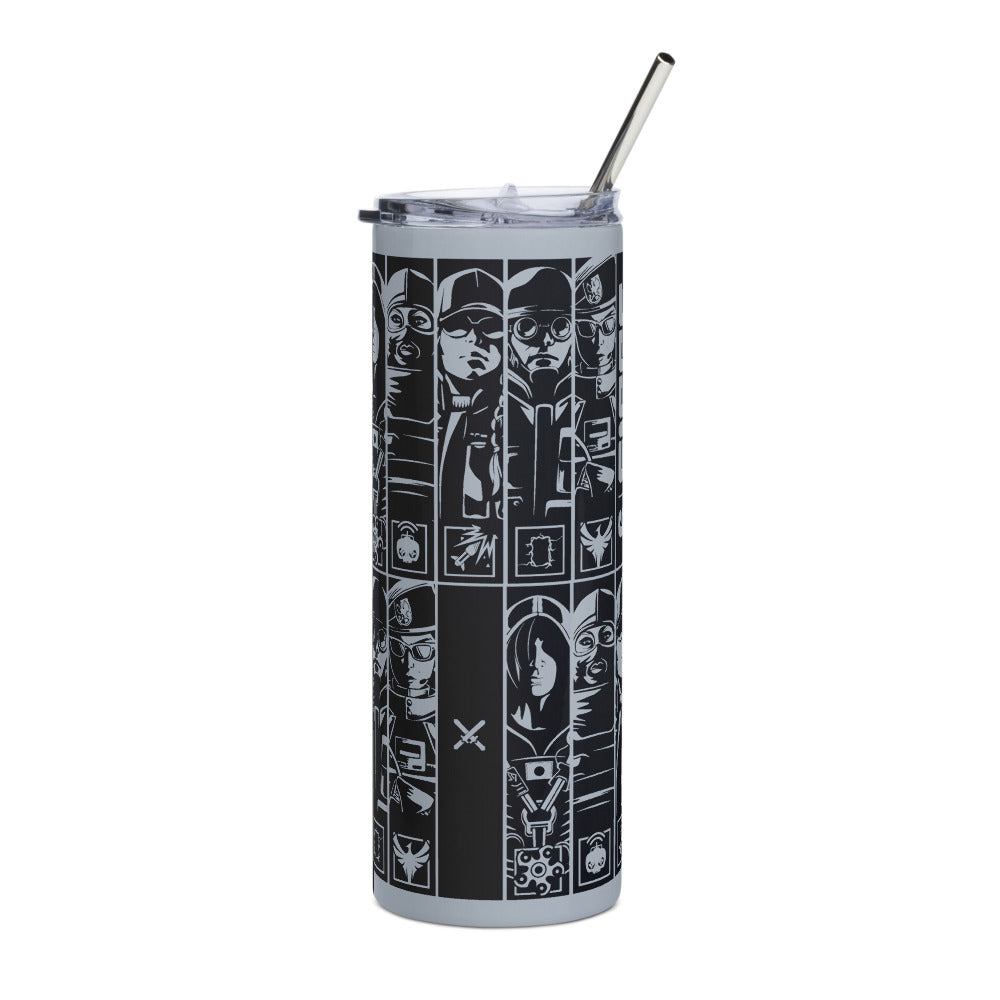 UBICollectibles Six Siege Operators borraccia termica acciaio 20 oz