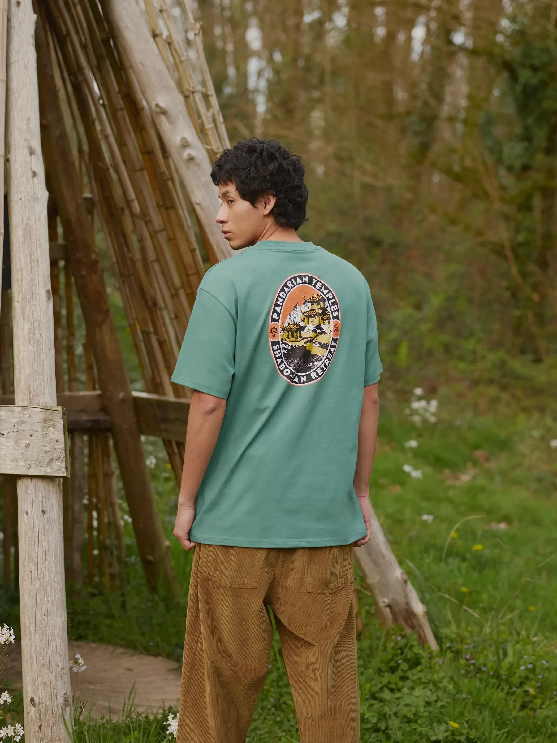 T-shirt World of Warcraft Retreat cotone organico