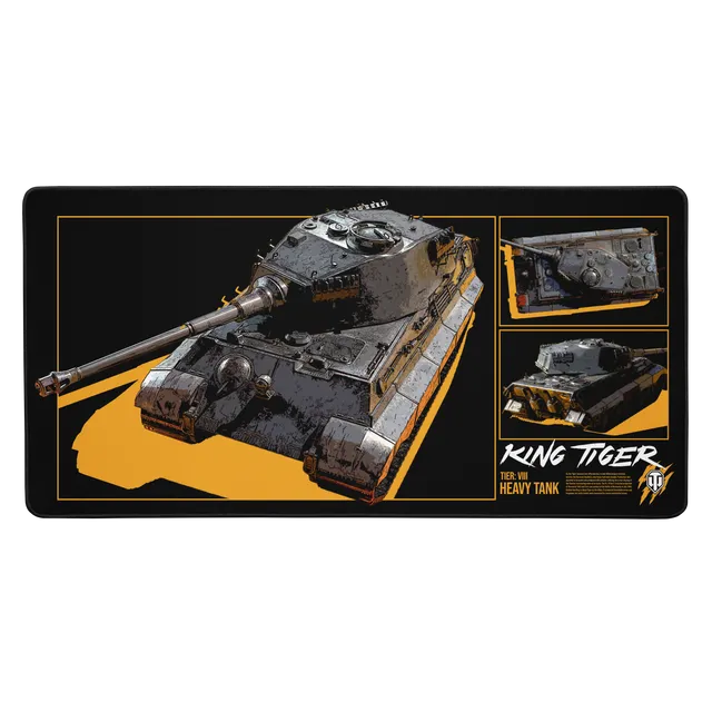 World of Tanks TankFest 2025 King Tiger mousepad antiscivolo