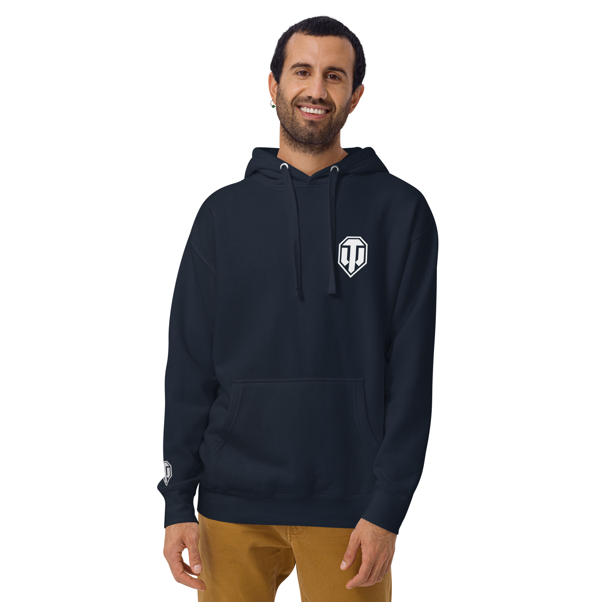 World of Tanks Victory Day felpa con cappuccio blu navy