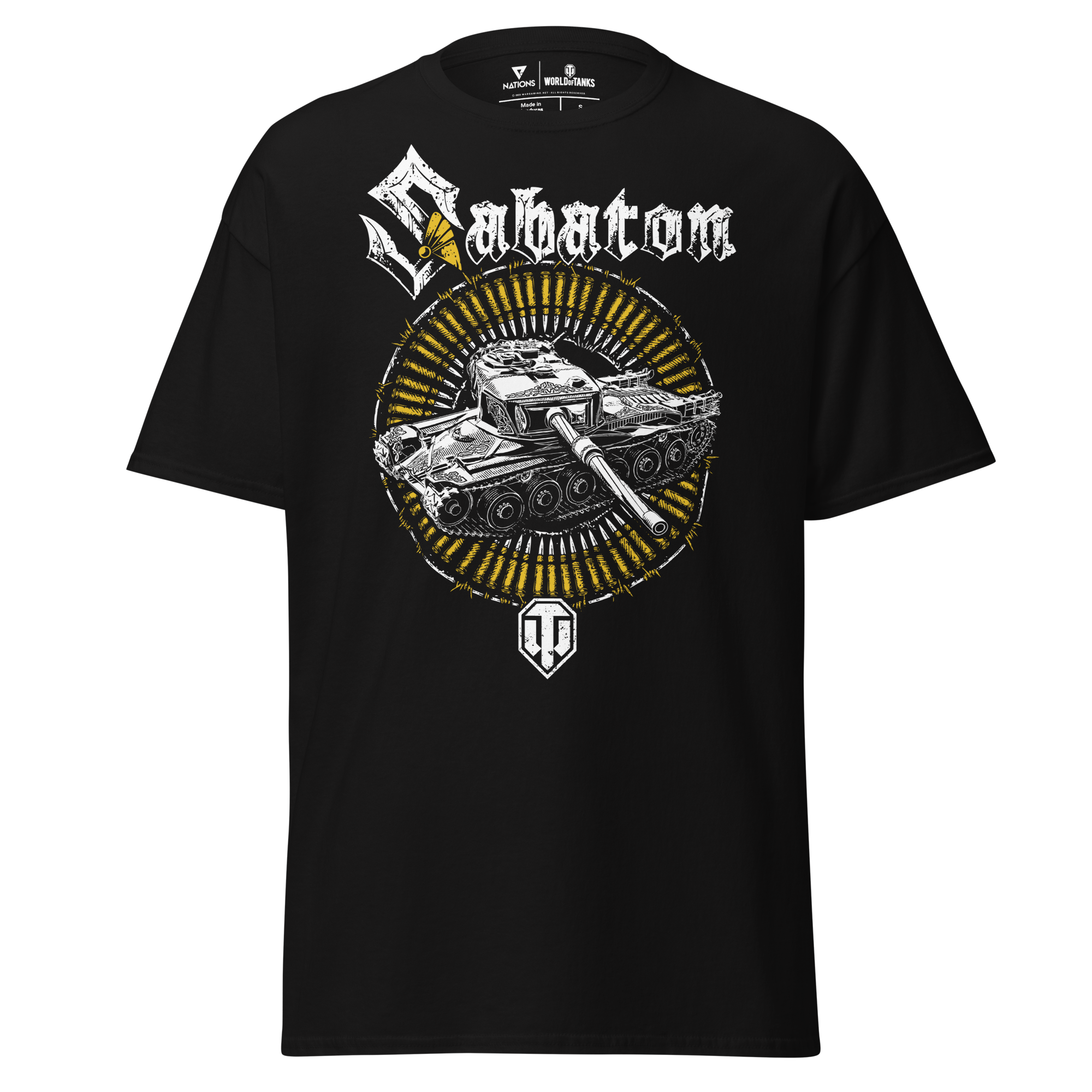 World of Tanks Sabaton United in Battle maglietta cotone unisex