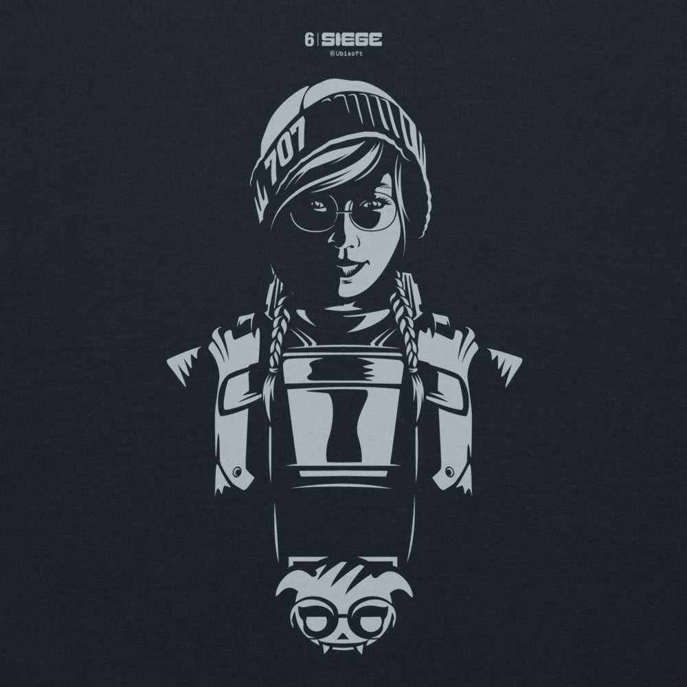 Ubisoft Six Siege Dokkaebi Felpa Cappuccio Grafica Hacker