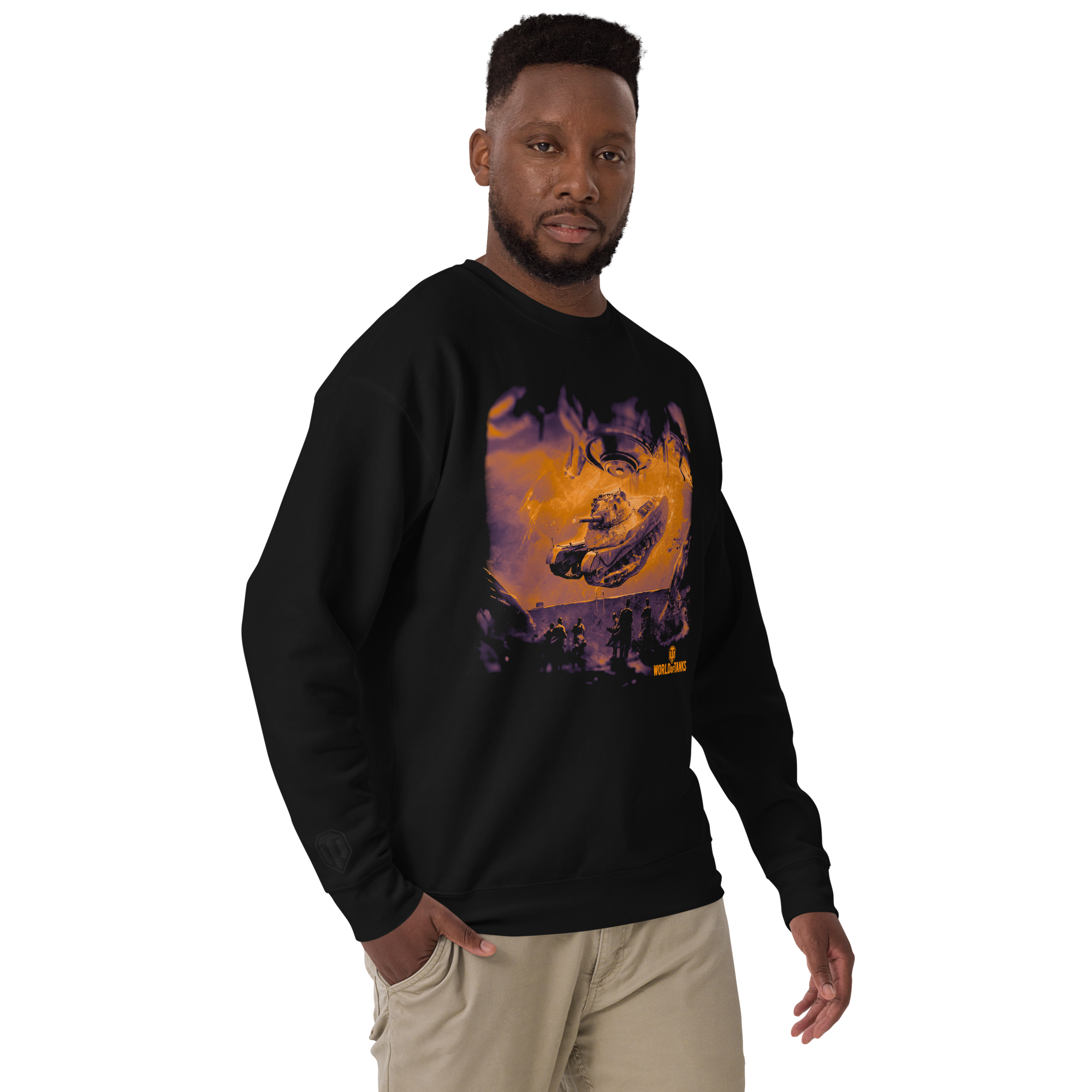 World of Tanks Halloween felpa girocollo pile cotone