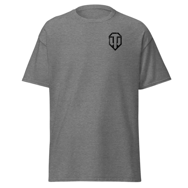 World of Tanks Grey Black maglietta cotone unisex