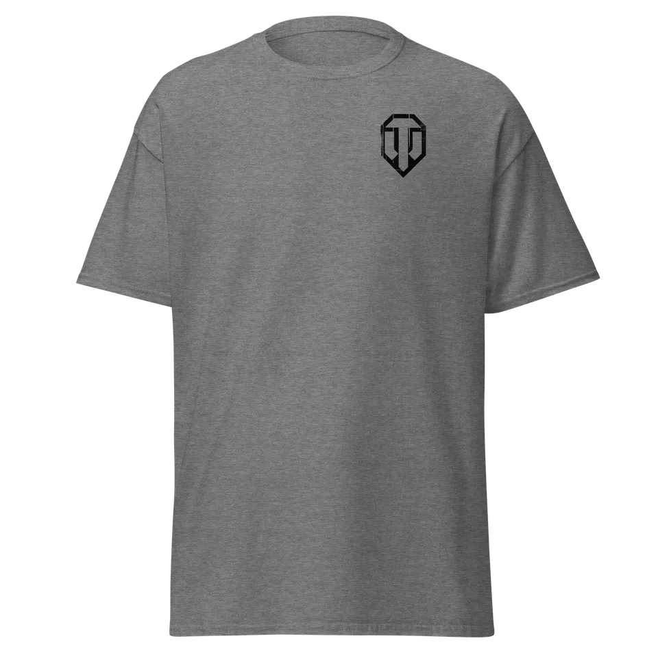 World of Tanks Grey Black maglietta cotone unisex